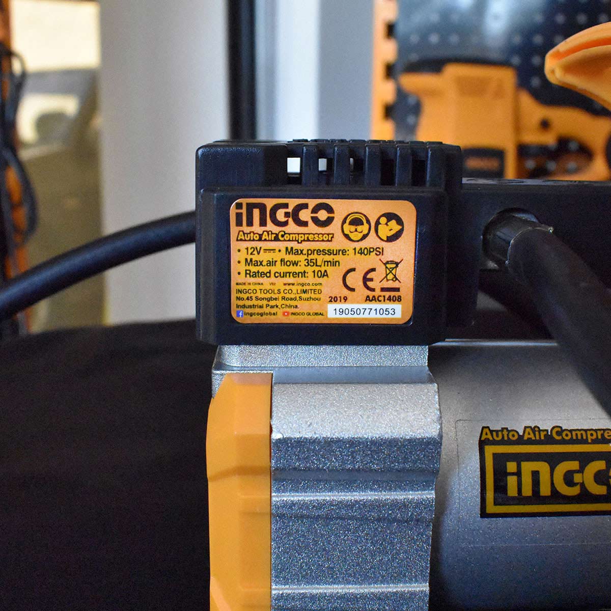 AAC1408 - INGCO GONFLEUR AUTO 10BARS AU MAROC [AAC1408] — outil INGCO — Maroc — — vue 5
