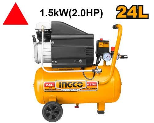 AC20248 - INGCO COMPRESSEUR D'AIR 24L, 1.5 KW (2 HP) AU MAROC [AC20248] — compresseur INGCO — Maroc —