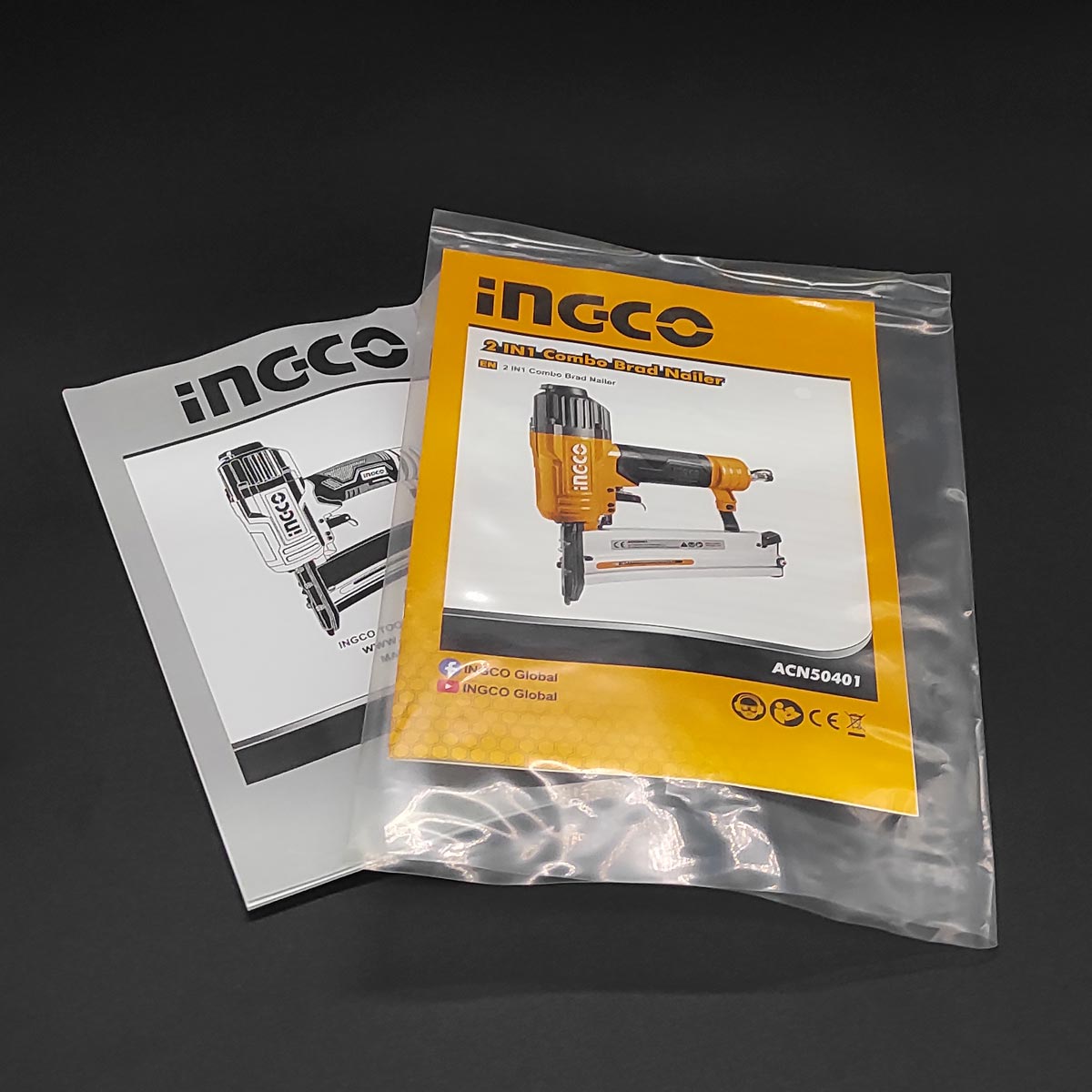 ACN50401 - INGCO CLOUEUSE-AGRAFEUSE PNEUMATIQUE 2 EN 1 AU MAROC [ACN50401] — outil INGCO — Maroc — — vue 11