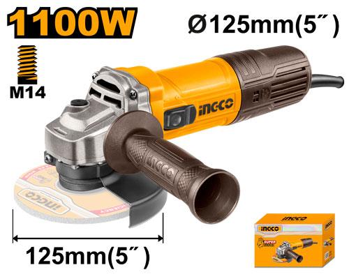 AG110028 - INGCO MEULEUSE 125MM 1100W SS AU MAROC [AG110028] — meuleuse INGCO — Maroc —