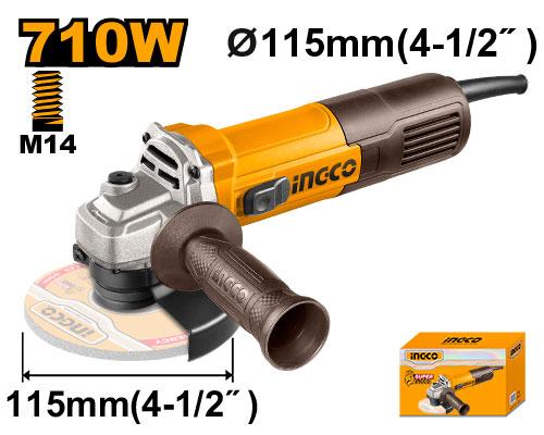 AG7118 - INGCO MEULEUSE 115MM 710W AU MAROC [AG7118] — meuleuse INGCO — Maroc —