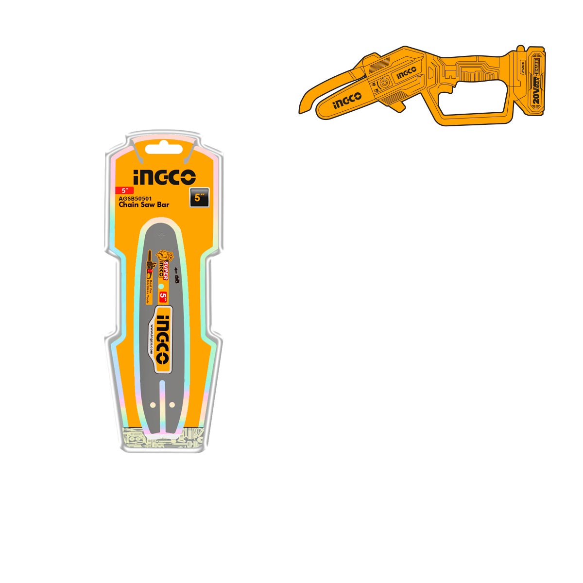 AGSB50501 - INGCO BARRE POUR SCIE ELAGUEUSE CGSLI20581 AU MAROC [AGSB50501] — scie INGCO — Maroc — — vue 2