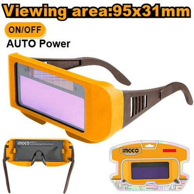INGCO LUNETTES DE SOUDAGE AUTO-OBSCURCISSANTES AU MAROC [AHM111]