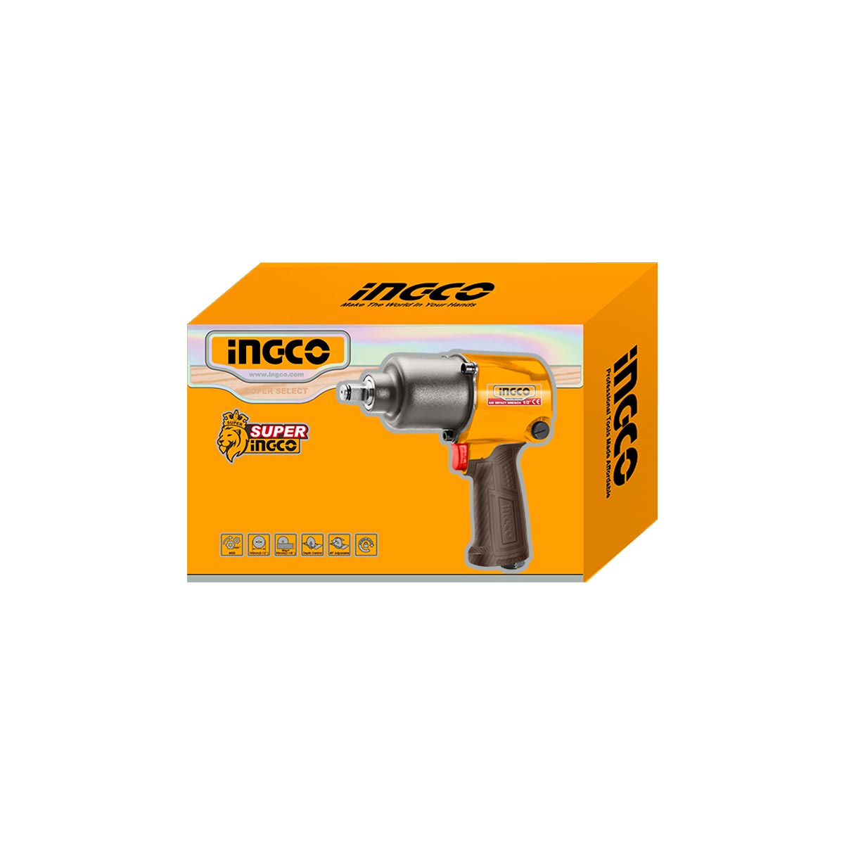 AIW12562 - INGCO BOULONNEUSE PNEUMATIQUE 1/2 AU MAROC [AIW12562] — outil INGCO — Maroc — — vue 3
