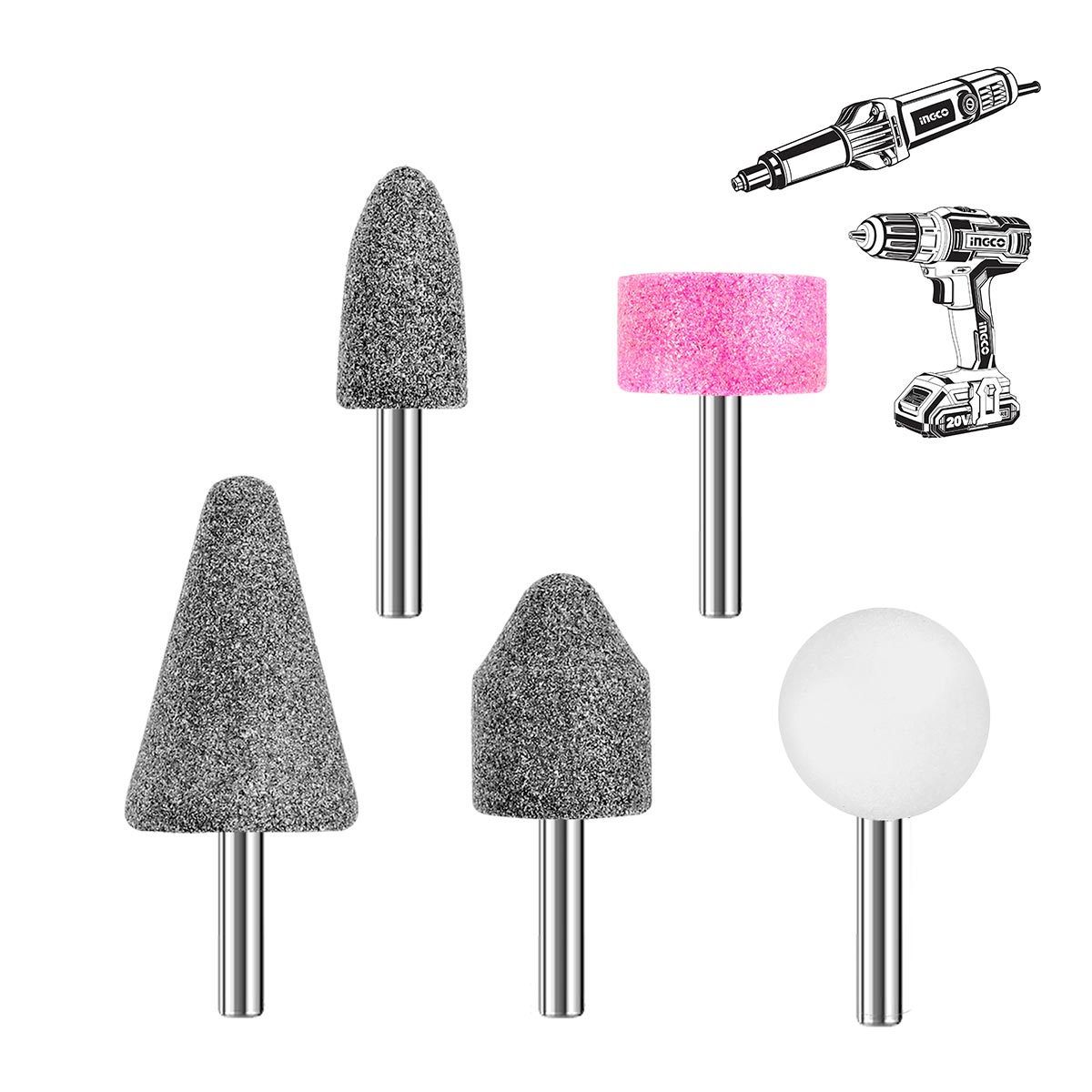 AKB0502 - INGCO ACCESSOIRES POUR LA MEULEUSE DROITE AU MAROC [AKB0502] — meuleuse INGCO — Maroc — — vue principale