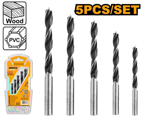 AKDB5055 - INGCO SET DE 5 FORETS A BOIS AU MAROC [AKDB5055] — foret INGCO — Maroc —