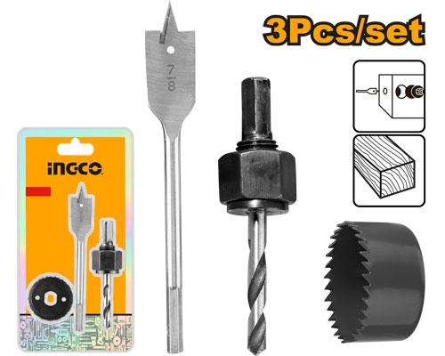 AKHS302 - INGCO PACK SCIE CLOCHE POUR VEROUILLAGE 3PCS AU MAROC [AKHS302] — scie INGCO — Maroc —