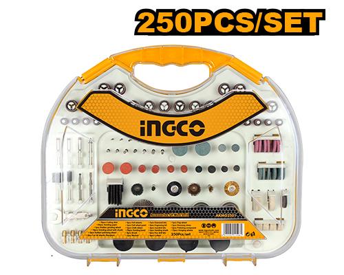AKMG2501 - INGCO ACCESSOIRES POUR MINI PERCEUSE 250PCS AU MAROC [AKMG2501] — perceuse visseuse INGCO — Maroc —