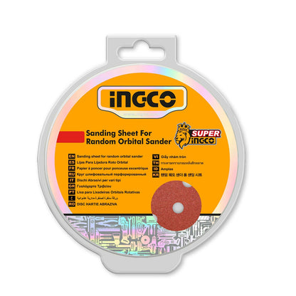 AKRS1500511 - INGCO JEU DES FEUILLES ABRASIVES PONCEUSE ORBITALE 50PCS 150MM AU MAROC [AKRS1500511] — ponceuse INGCO — Maroc — — vue 3