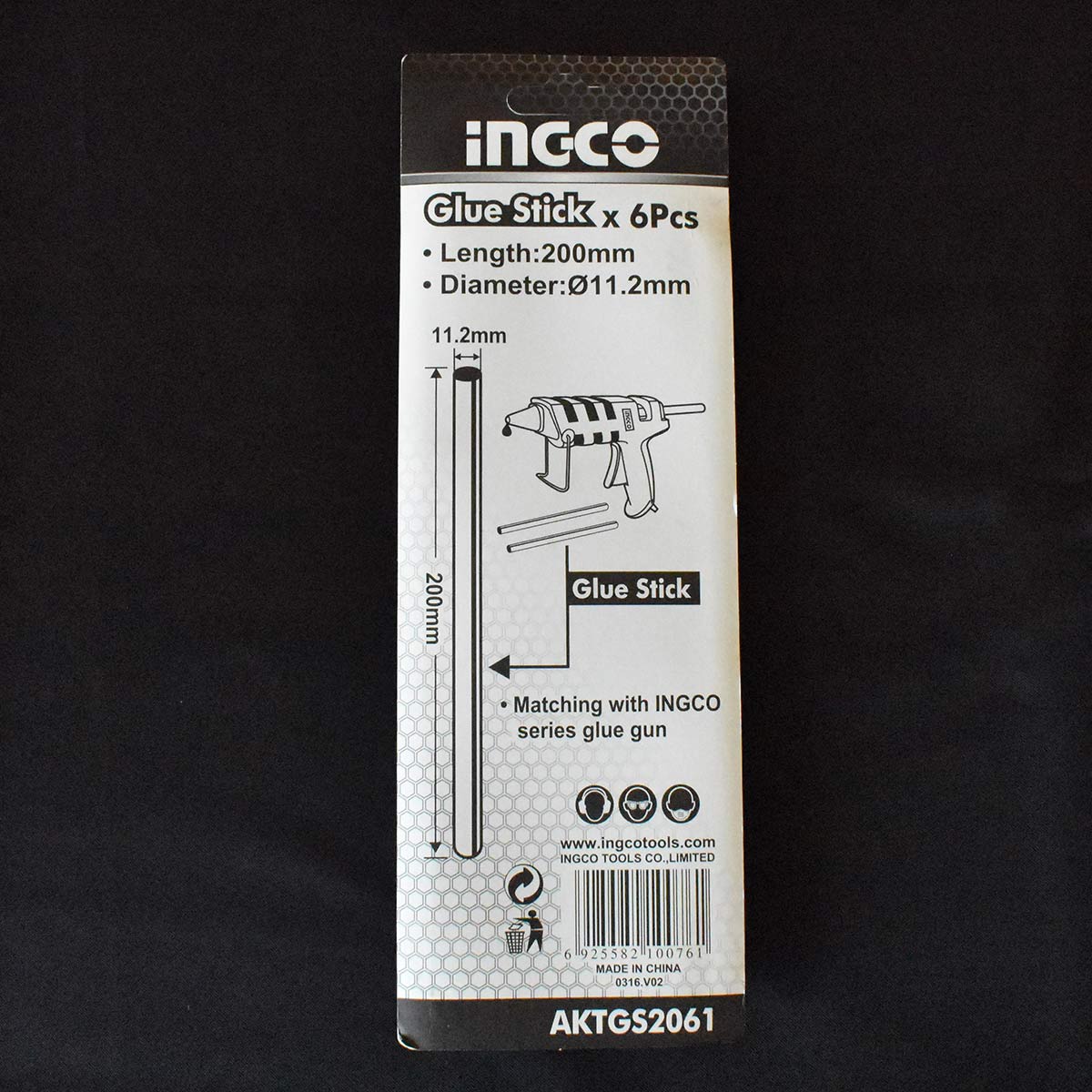 AKTGS2061 - INGCO PAQUET DE 6 BATONS DE COLLE AU MAROC [AKTGS2061] — outil INGCO — Maroc — — vue 4