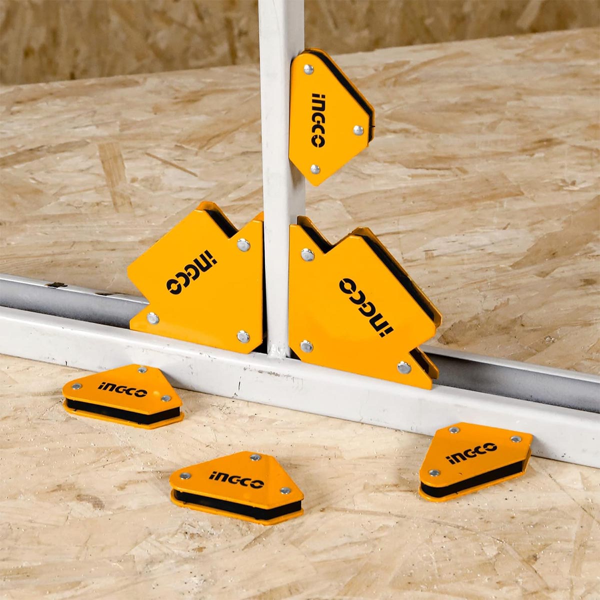 AMWH6001 - INGCO JEU SUPPORTS DE SOUDAGE MAGNETIQUES 6 PIECES AU MAROC [AMWH6001] — outil INGCO — Maroc — — vue 3
