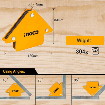 AMWH6001 - INGCO JEU SUPPORTS DE SOUDAGE MAGNETIQUES 6 PIECES AU MAROC [AMWH6001] — outil INGCO — Maroc — — vue 5