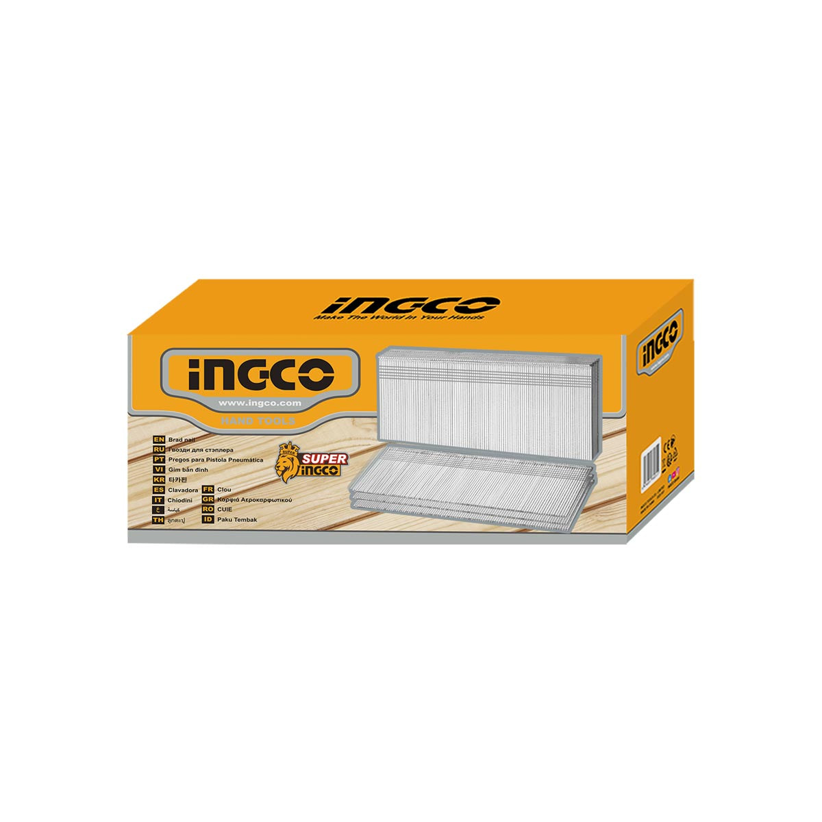 ANA18501 - INGCO 5000 CLOUS GALVANISÉS LISSES CALIBRE18 - 50X1,2 MM AU MAROC [ANA18501] — outil INGCO — Maroc — — vue 2