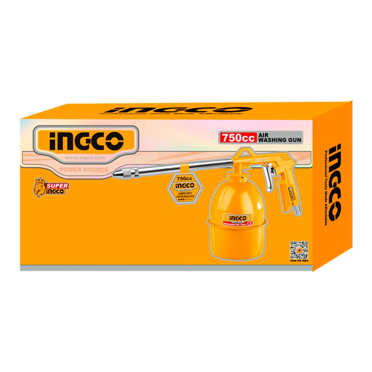 AWG1001 - INGCO PISTOLET NETTOYANT 215MM AU MAROC [AWG1001] — outil INGCO — Maroc — — vue 3