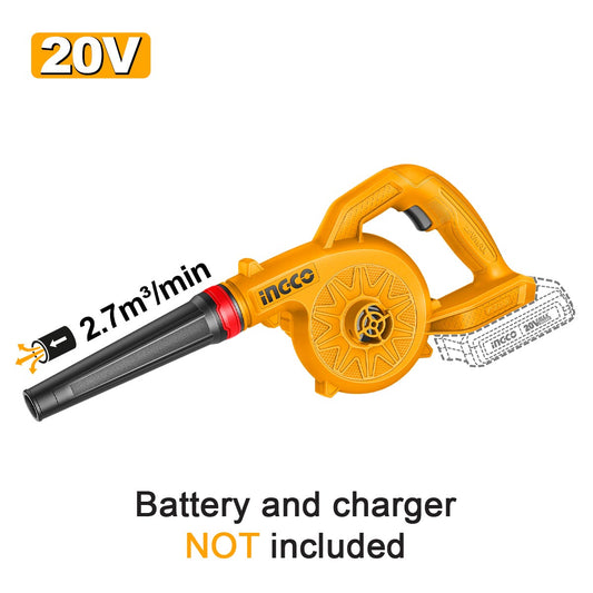 CABLI2078 - INGCO SOUFFLEUR 20V (SANS BATTERIE/CHARGEUR) SI AU MAROC [CABLI2078] — batterie INGCO — Maroc — — vue principale