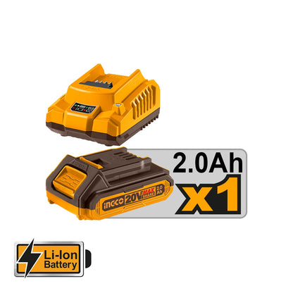 CBNLI3606 - INGCO CLOUEUSE 20V +1 BATTERIE & CHARGEUR INGCO 25MM AU MAROC [CBNLI3606] — batterie INGCO — Maroc — — vue 2