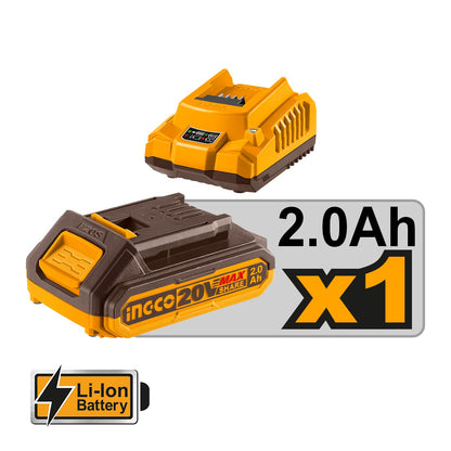 CDRLI2060152 - INGCO CLE A CLIQUET A BATTERIE 20V, 65 NM, 3/8 [CDRLI2060152] — batterie INGCO — Maroc — — vue 3