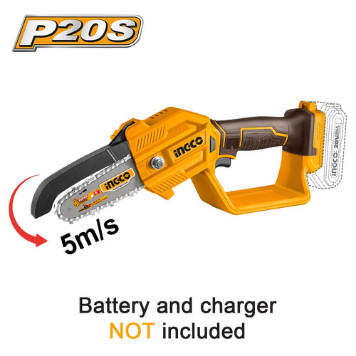 CGSLI2058 - INGCO SCIE ELAGEUSE A BATTERIE 20V 13CM SANS CHARGEUR SANS BATTERIE INGCO AU MAROC [CGSLI2058] — scie INGCO — Maroc — — vue principale