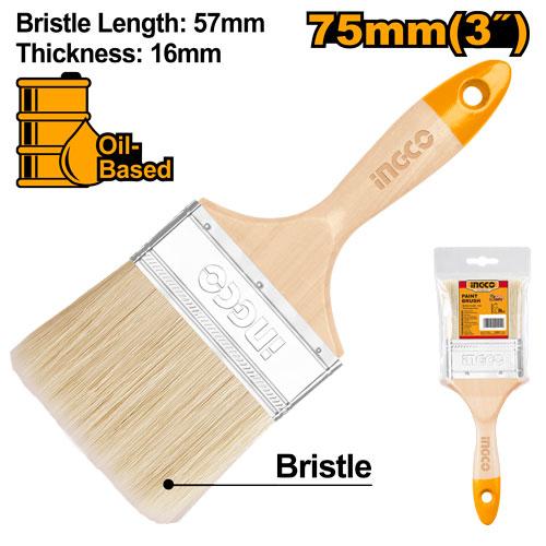 CHPTB0103 - INGCO PINCEAU EN BOIS LARGEUR 75MM POUR PEINTURE A HUILE AU MAROC [CHPTB0103] — outil INGCO — Maroc —