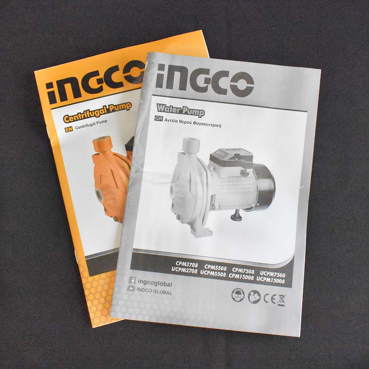 CPM7508 - INGCO POMPE CENTRIFUGE 1 HP EAU PROPRE CPM7508 H:30 AU MAROC [CPM7508] — pompe INGCO — Maroc — — vue 3