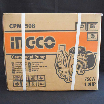 CPM7508 - INGCO POMPE CENTRIFUGE 1 HP EAU PROPRE CPM7508 H:30 AU MAROC [CPM7508] — pompe INGCO — Maroc — — vue 5