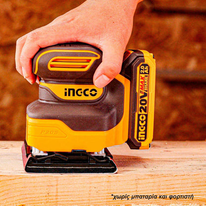 CSHSLI2014 - INGCO PONCEUSE VIBRANTE 20V SANS BATTERIE 110MM PLATEAU CARRÉ AU MAROC [CSHSLI2014] — ponceuse INGCO — Maroc — — vue 5