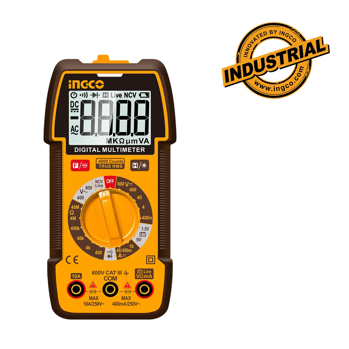 DM36002 - INGCO MULTIMETRE DIGITAL LCD 600V AC/DC AU MAROC [DM36002] — outil INGCO — Maroc — — vue principale
