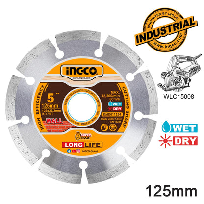 DMD011254 - INGCO DISQUE DIAMANT 125X22.2MM FOR WLC15008 AU MAROC [DMD011254] — disque accessoire INGCO — Maroc — — vue principale