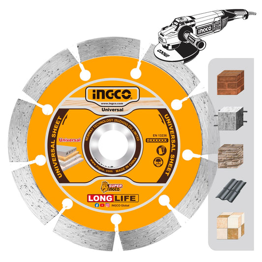 DMD012302 - INGCO DISQUE DIAMENT SEC/EAU 230MM INGCO AU MAROC [DMD012302] — disque accessoire INGCO — Maroc — — vue principale