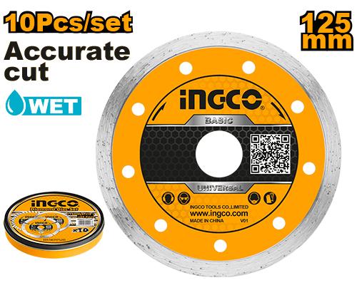 DMD021252M - INGCO DISQUE DIAMANT A EAU 125MM AU MAROC [DMD021252M] — disque accessoire INGCO — Maroc —