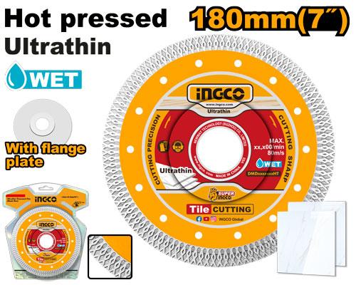 DMD081801HT - INGCO DISQUE DIAMANT ULTRA FIN 180MM CARRELAGE AU MAROC [DMD081801HT] — disque accessoire INGCO — Maroc —