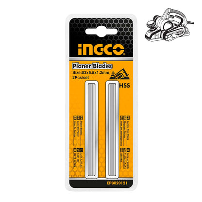 EPB820121 - INGCO LAMES RABOT 82X5.5X1.2MM 2PCS AU MAROC [EPB820121] — lame accessoire INGCO — Maroc — — vue principale