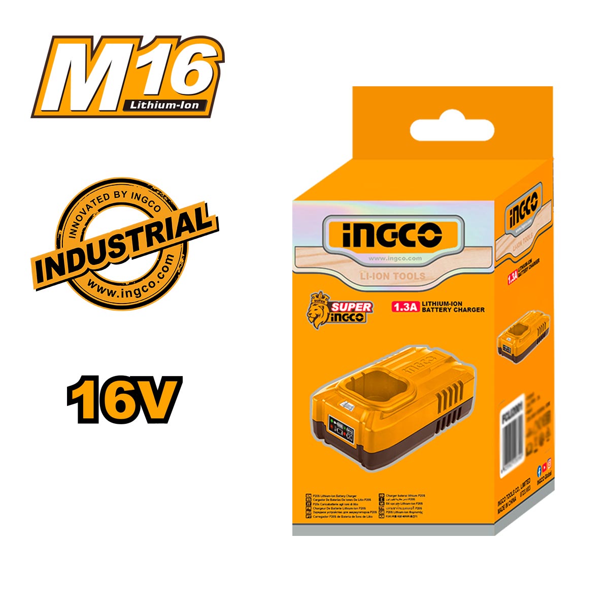 FCLI1613 - Batterie lithium-ion 16 V série M16 1,3 A FCLI1613 — batterie INGCO — Maroc — — vue 2