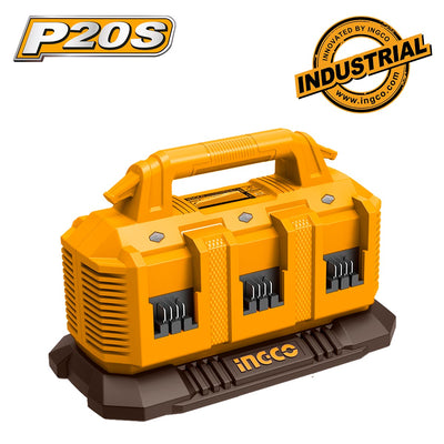INGCO CHARGEUR A BATTERIES 20V 4AH 6PORTS AU MAROC [FCLI2064]