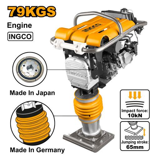 GRT75-2 - INGCO PILONNEUSE 79KGS 4.8KW(6.5HP) MOTEUR AU MAROC [GRT75-2] — outil INGCO — Maroc —