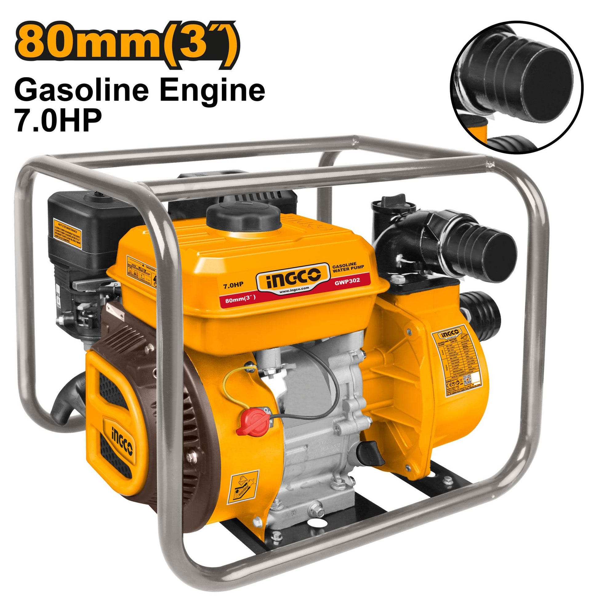 GWP302 - INGCO POMPE A EAU ESSENCE 7.0HP AU MAROC [GWP302] — pompe INGCO — Maroc —