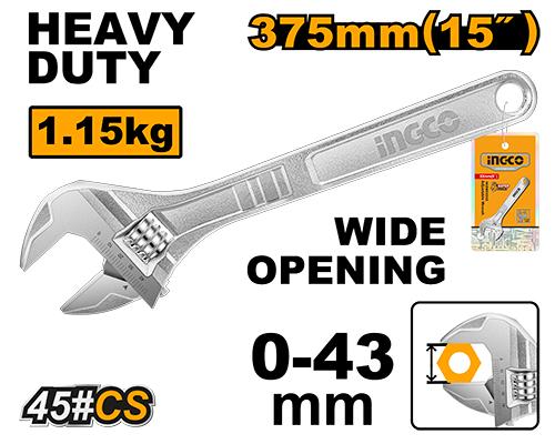 HADW131152 - INGCO CLE A MOLETTE 375MM AU MAROC [HADW131152] — clé douille INGCO — Maroc —