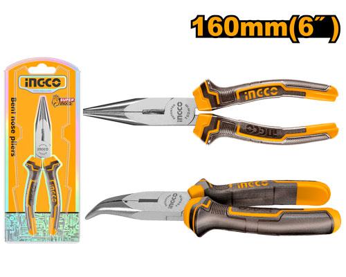 HBNP08168 - INGCO PINCE A BEC COUDE 160MM SS AU MAROC [HBNP08168] — outil INGCO — Maroc —