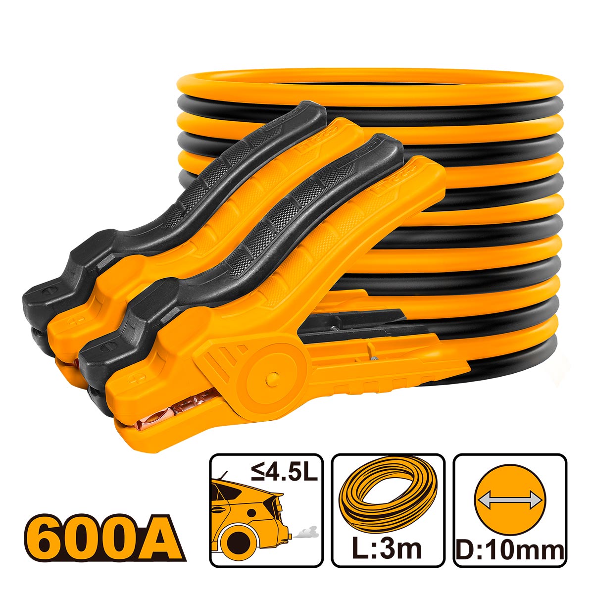 HBTCP6008 - INGCO CABLES DE DEMARRAGE 600A AU MAROC [HBTCP6008] — outil INGCO — Maroc — — vue principale