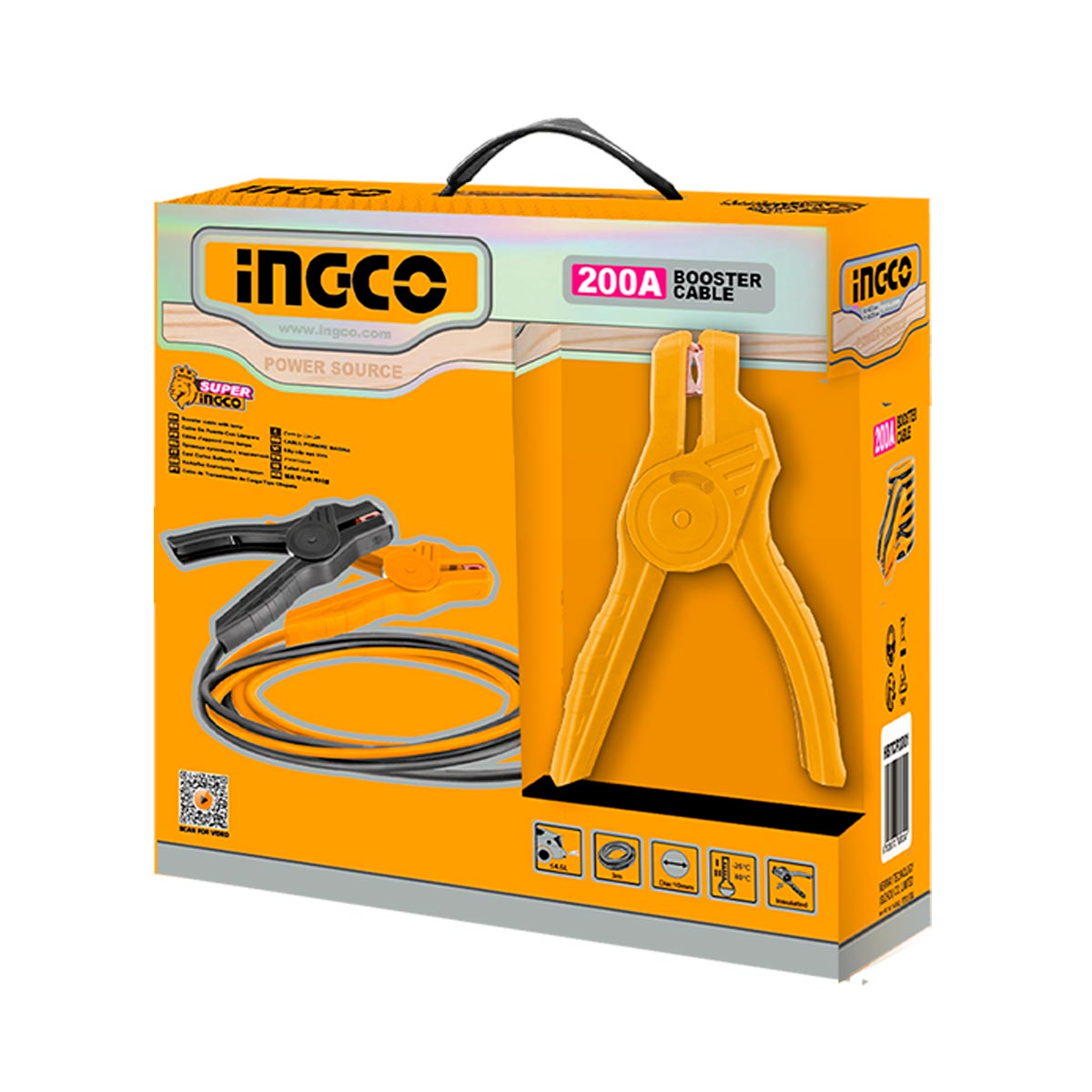 HBTCP6008 - INGCO CABLES DE DEMARRAGE 600A AU MAROC [HBTCP6008] — outil INGCO — Maroc — — vue 2