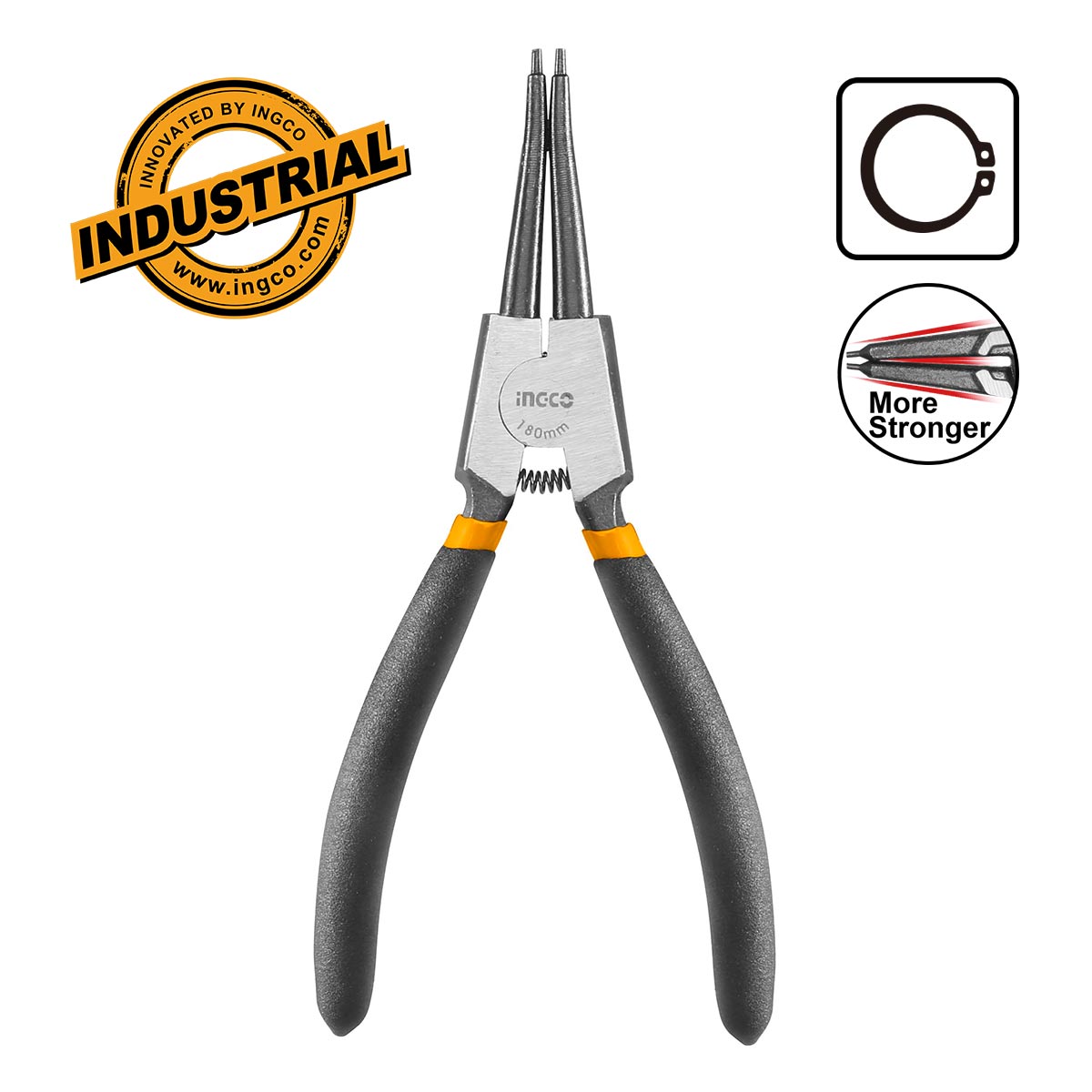 HCCP261801 - INGCO PINCE CIRCLIPS EXTERIEUR A TETE DROITE 180MM AU MAROC [HCCP261801] — outil INGCO — Maroc — — vue 2