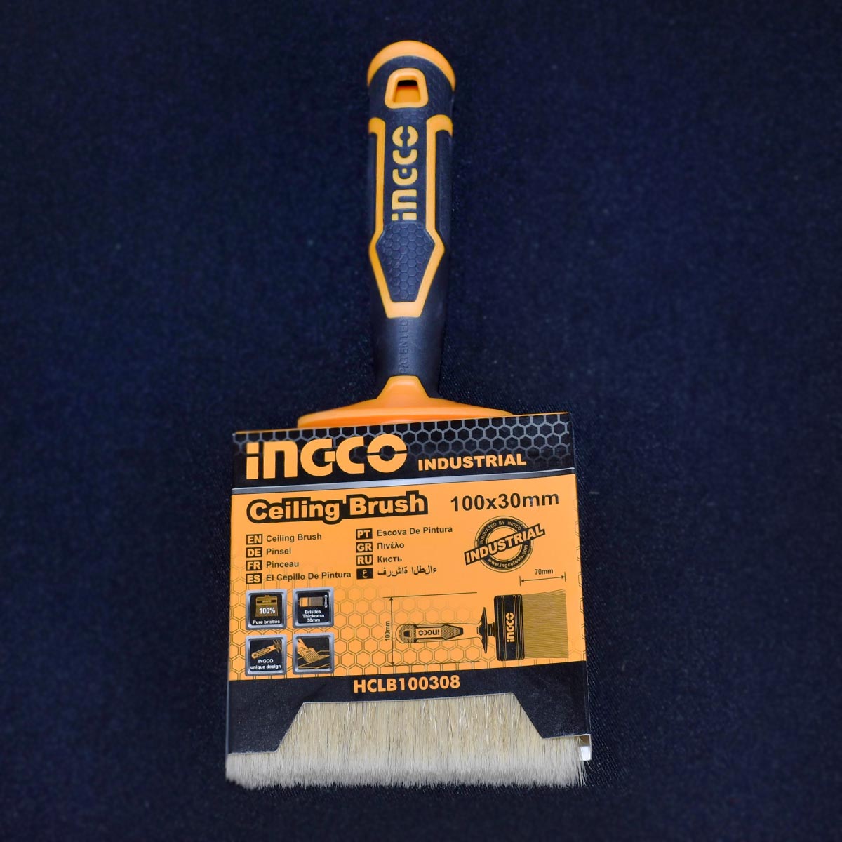 HCLB100308 - INGCO PINCEAU LR DES POILS: 100MM AU MAROC [HCLB100308] — outil INGCO — Maroc — — vue 3