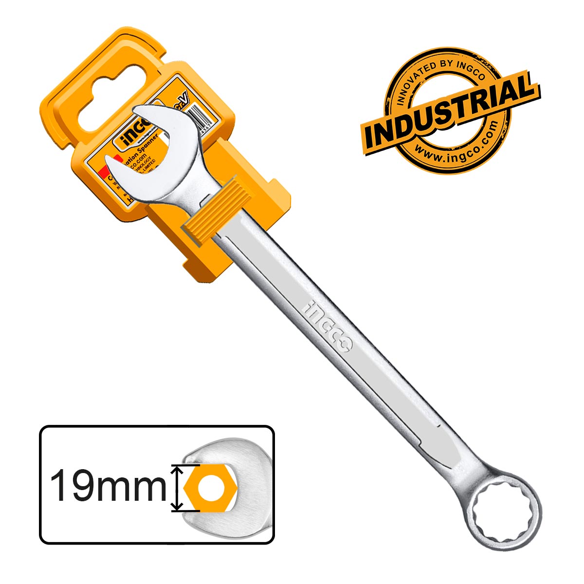 HCSPA191 - INGCO CLE MIXTE 19MM AU MAROC [HCSPA191] — clé douille INGCO — Maroc — — vue 2