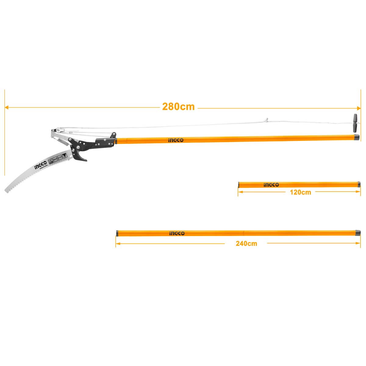 HEPS25281 - INGCO SECATEUR SUR PERCHE EXTENSIBLE AU MAROC [HEPS25281] — outil INGCO — Maroc — — vue 2