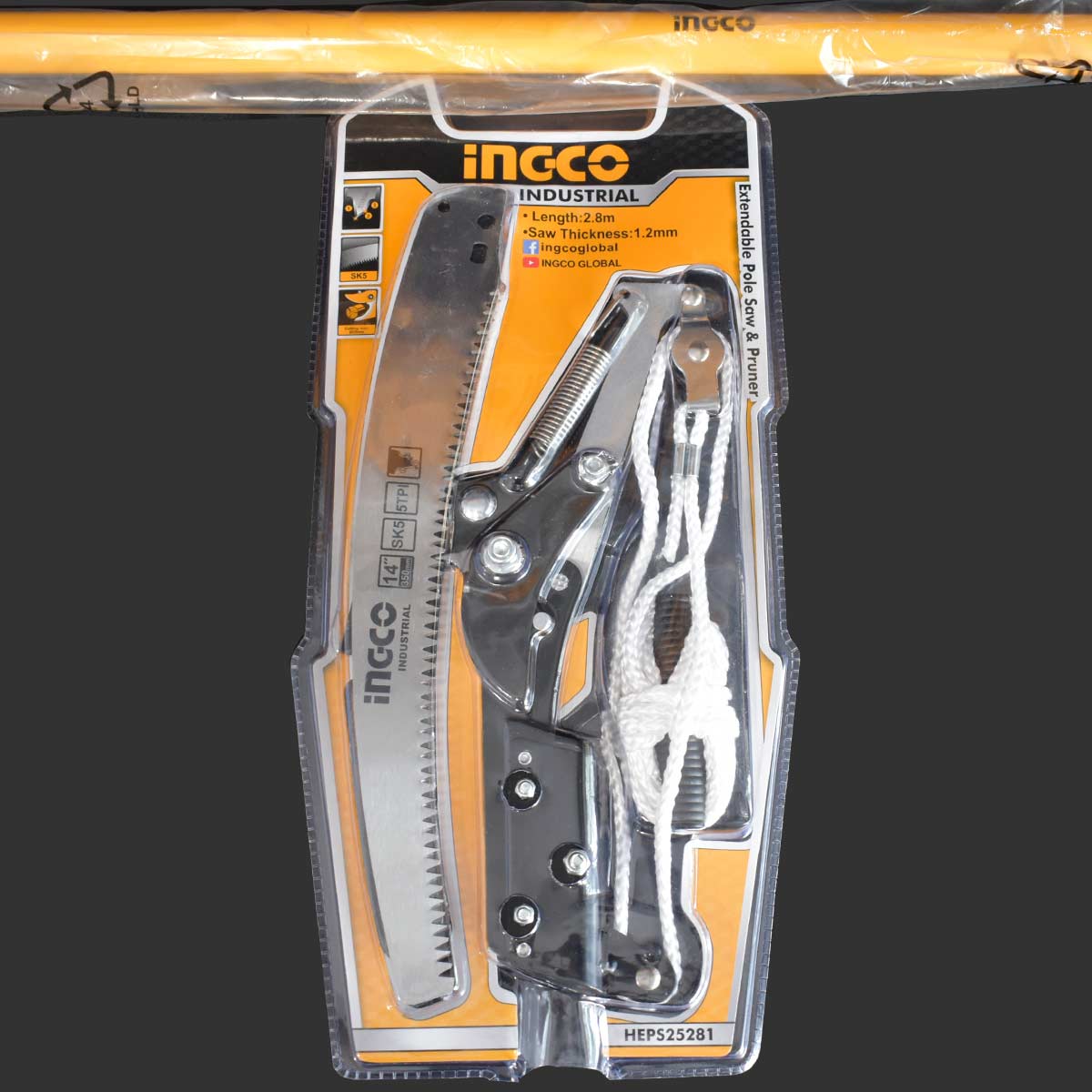 HEPS25281 - INGCO SECATEUR SUR PERCHE EXTENSIBLE AU MAROC [HEPS25281] — outil INGCO — Maroc — — vue 6