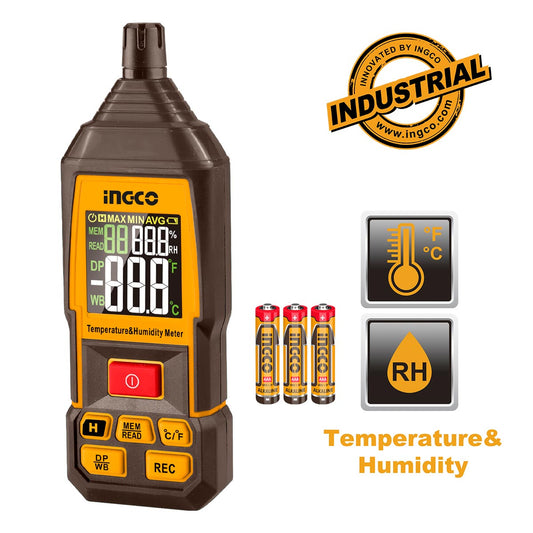 HETHT031 - INGCO COMPTEUR NUMÉRIQUE D'HUMIDITÉ ET TEMPÉRA 20-60C° AU MAROC [HETHT031] — outil INGCO — Maroc — — vue principale