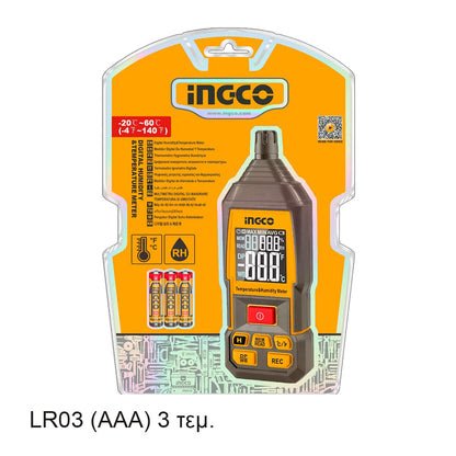 HETHT031 - INGCO COMPTEUR NUMÉRIQUE D'HUMIDITÉ ET TEMPÉRA 20-60C° AU MAROC [HETHT031] — outil INGCO — Maroc — — vue 2