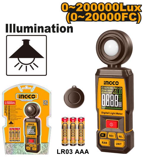 HETLU031 - INGCO LUXMÈTRE NUMÉRIQUE AU MAROC [HETLU031] — outil INGCO — Maroc —