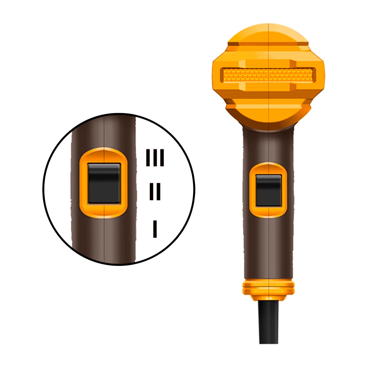 HG200078 - INGCO DECAPEUR THERMIQUE 2000W INGCO NR AU MAROC [HG200078] — outil INGCO — Maroc — — vue 3