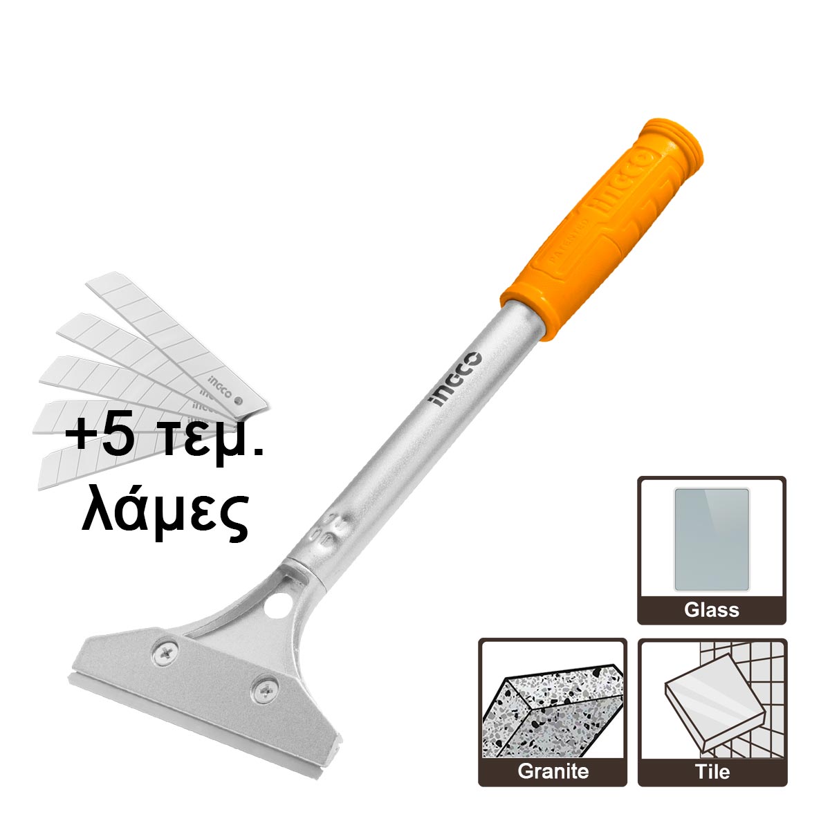 HGS3201 - INGCO GRATTOIR EN ALUMINIUM 6 LAMES AU MAROC [HGS3201] — lame accessoire INGCO — Maroc — — vue principale
